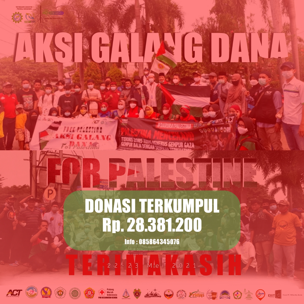 Hasil Donasi Peduli PALESTINA