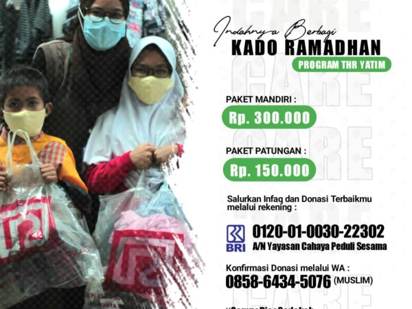 Indahnya Berbagi Kado Ramadhan (THR Yatim)